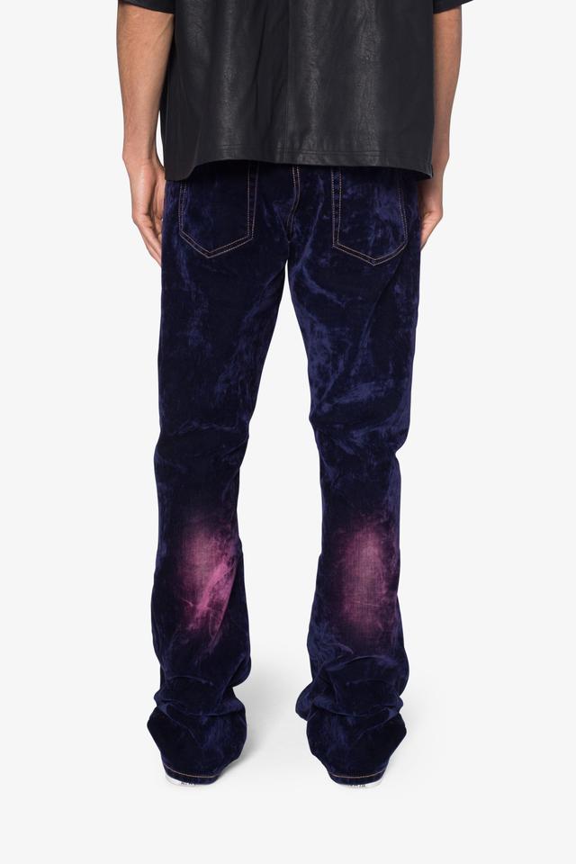 B577 Suede Flare Denim - Purple Product Image