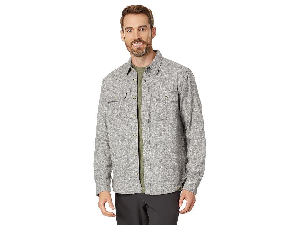 Toad&Co Ranchero Long Sleeve Shirt (Smoke) Men's Clothing Product Image