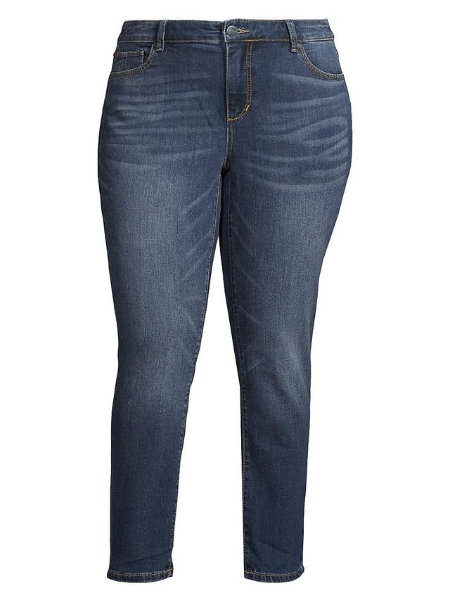 Womens High-Rise Ankle-Crop Jeans Product Image