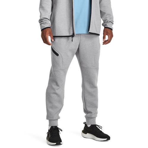 Under Armour Mens Unstoppable Fleece Joggers - Mod Grey/Black Product Image