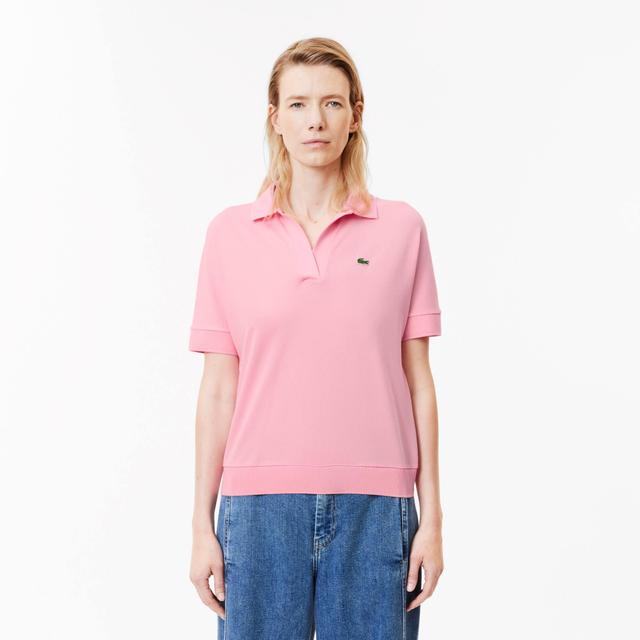 Relaxed Fit Fluid Piqué Polo Shirt Product Image