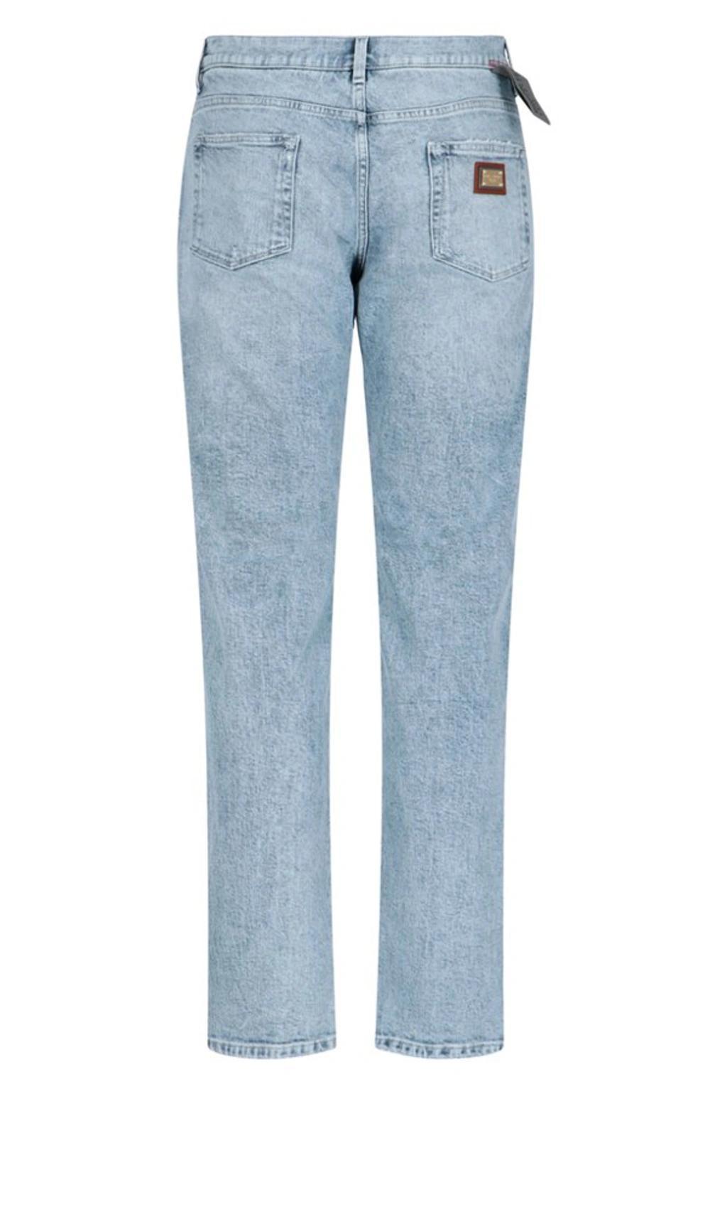 Low Rise Jeans In Blue Product Image