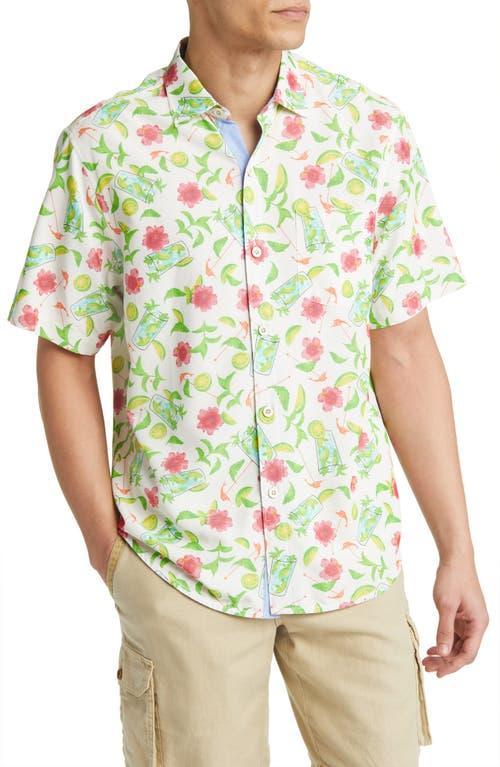 Tommy Bahama Mojito Bay Make It A Double Coolmax Short Sleeve Button-Up Shirt Product Image