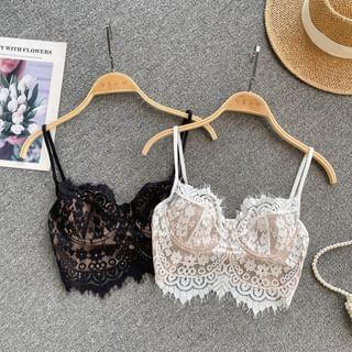 Lace Crop Bra Top Product Image