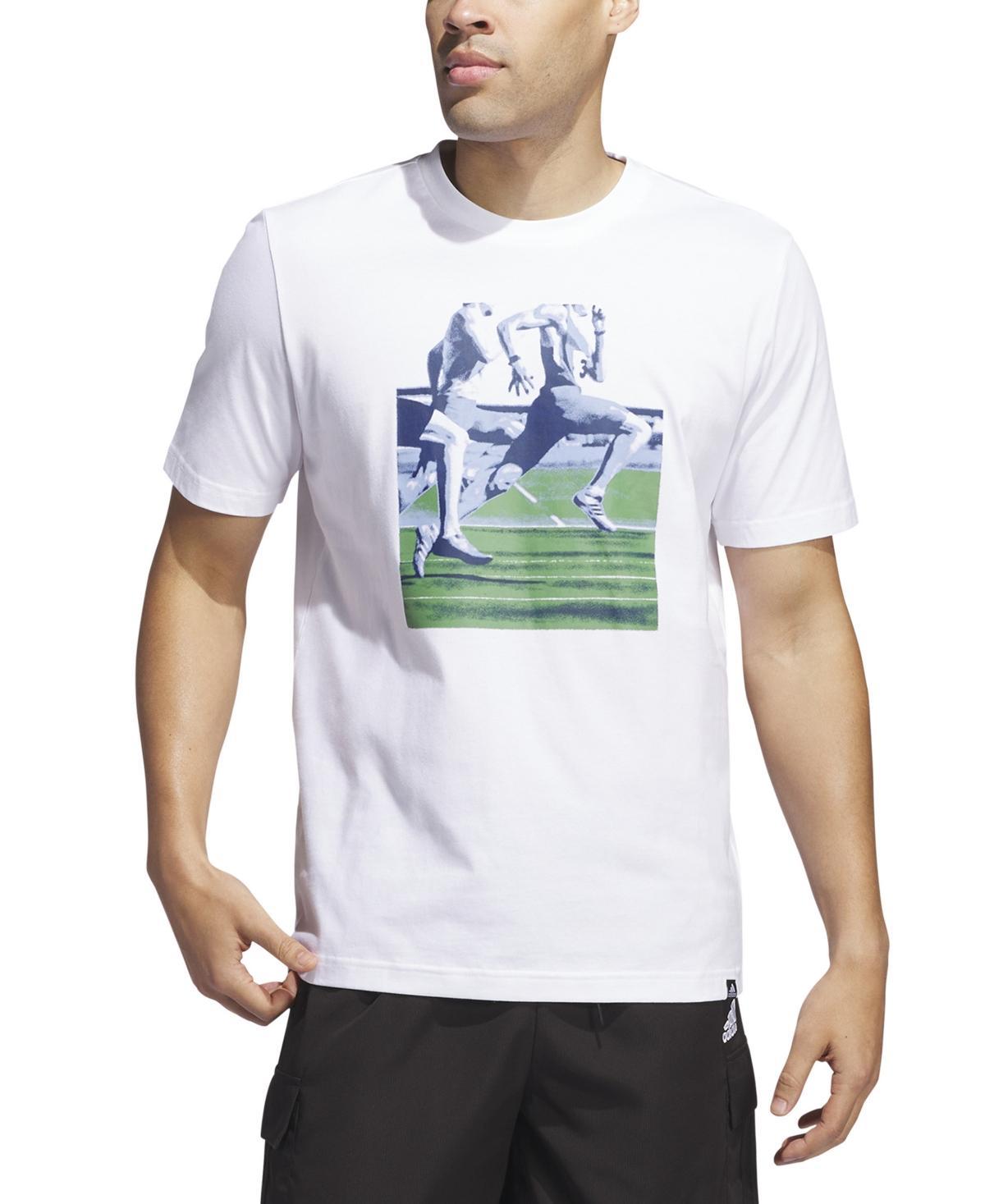 adidas Mens Photo Finish Graphic T-Shirt Product Image