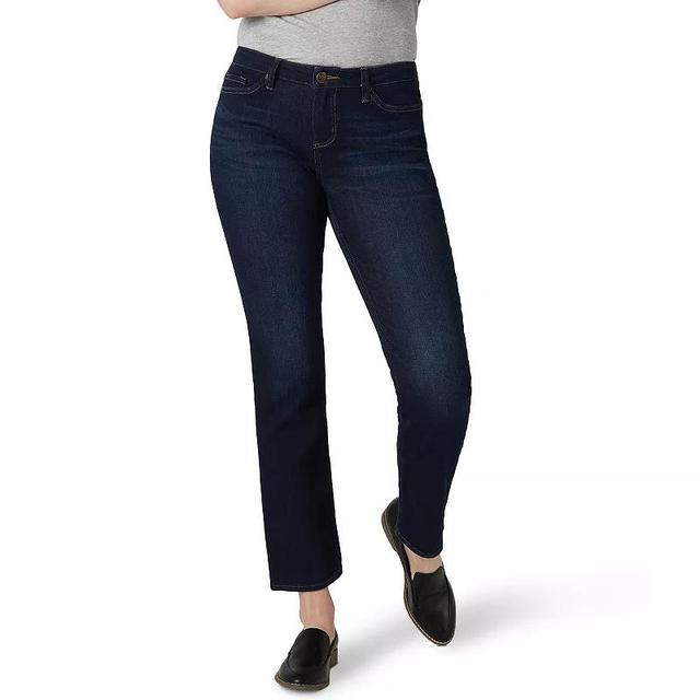 Petites Lee Legendary Mid Rise Straight Leg Jeans Product Image