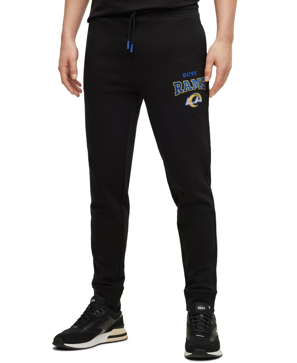 Mens BOSS x NFL Cotton-Terry Tracksuit Bottoms Product Image