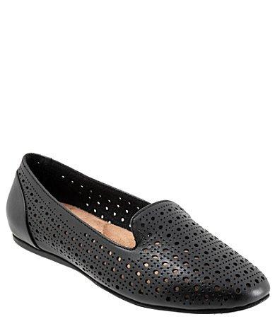 SoftWalk Shelby Perforated Leather Slip Product Image