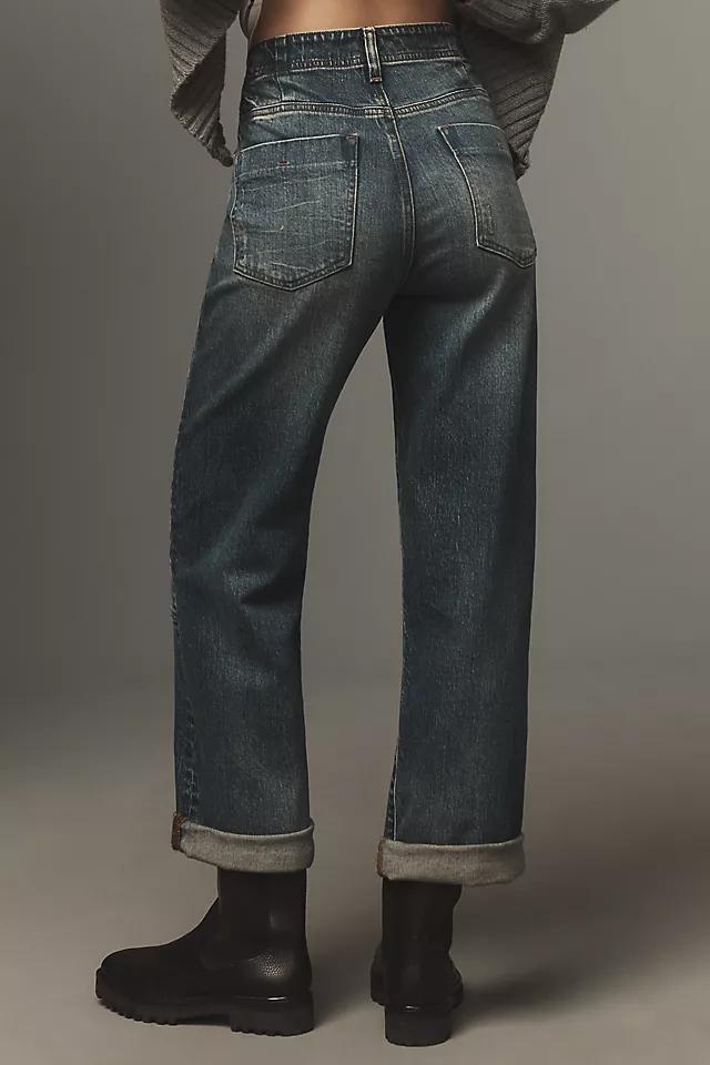 The Lonnie Cuffed High-Rise Crop Jeans by Pilcro: Carpenter Edition Product Image