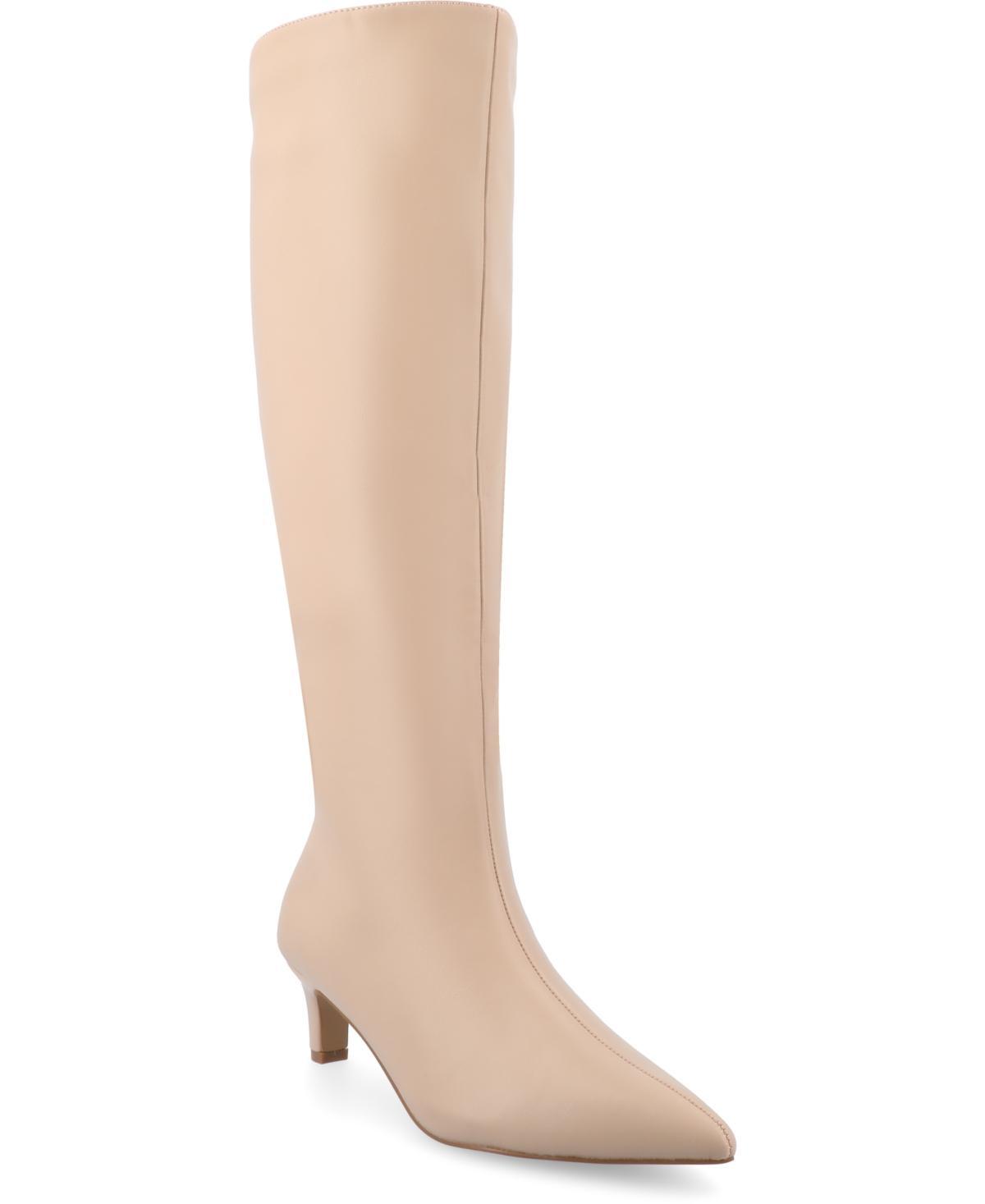 Journee Collection Tru Comfort Foam Womens Tullip Knee High Boots Light Pink Product Image