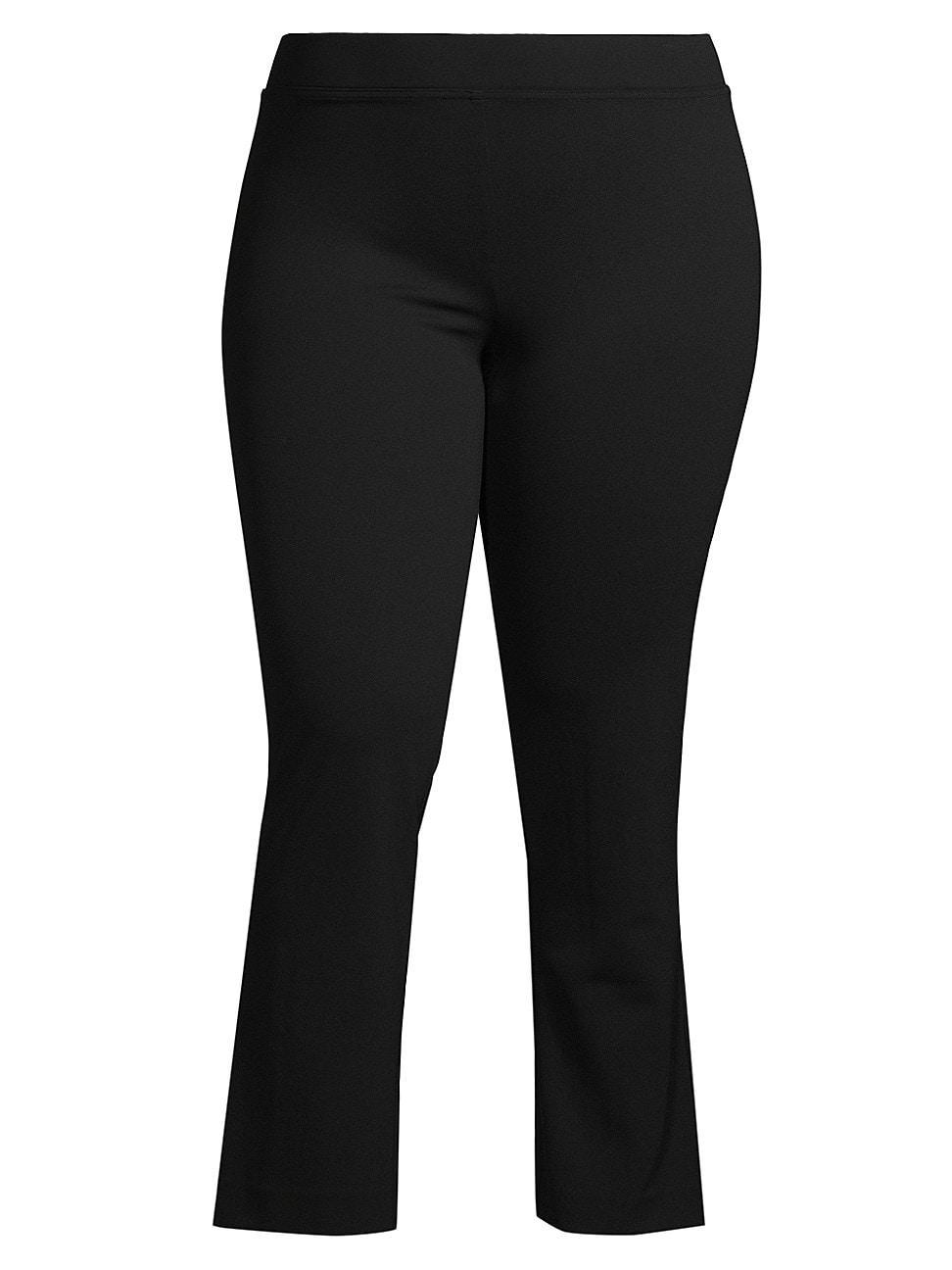 Womens Plus Size Deco Crepe Ankle Pants Product Image