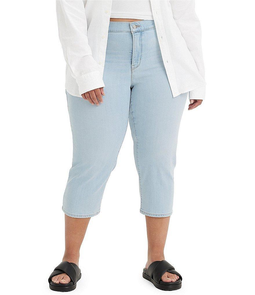 Levi's Plus Size 311 Shaping Skinny Mid Rise Capri Jeans Product Image