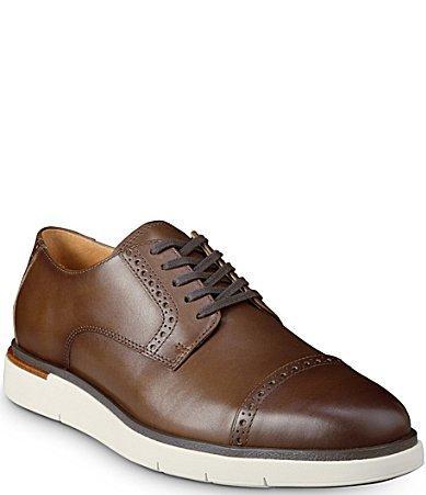 Allen-Edmonds Mens Caleb Leather Lace-Up Hybrid Derby Sneakers Product Image