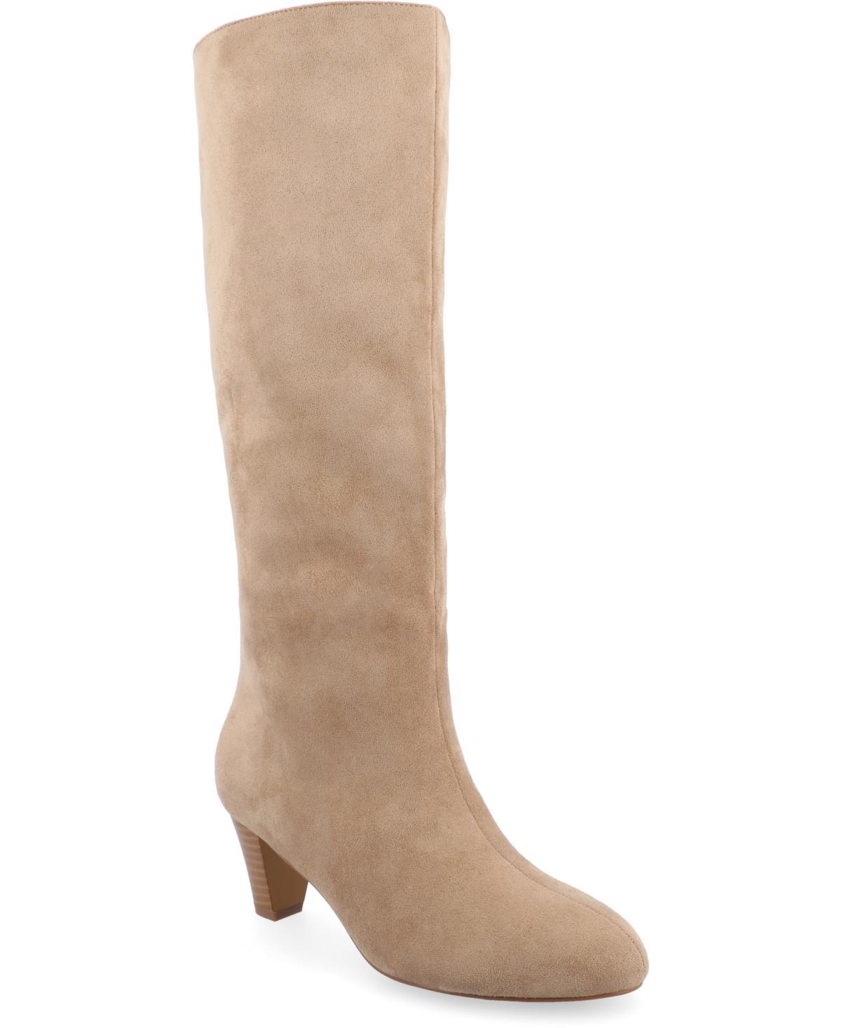 Journee Collection Tru Comfort Foam Womens Jovey Knee High Boots Med Beige Product Image