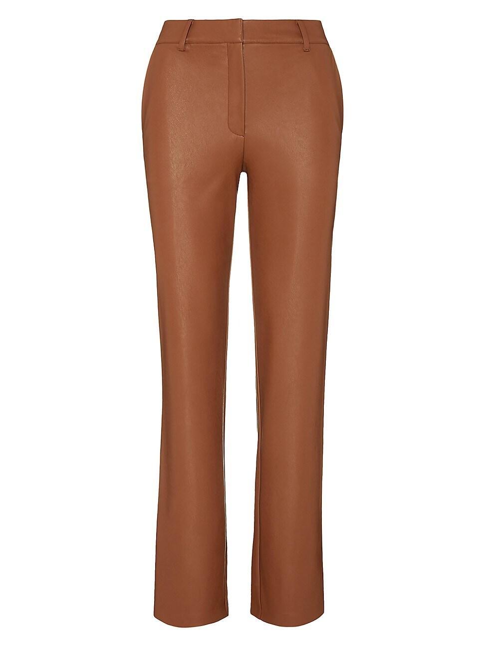 Commando Faux Leather Full-Length Trousers SLG75 Women's Casual Pants Product Image