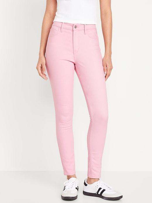 High-Waisted Wow Skinny Jeans Product Image