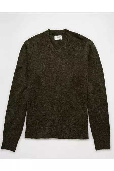 AE Brushed V-Neck Sweater Mens Product Image