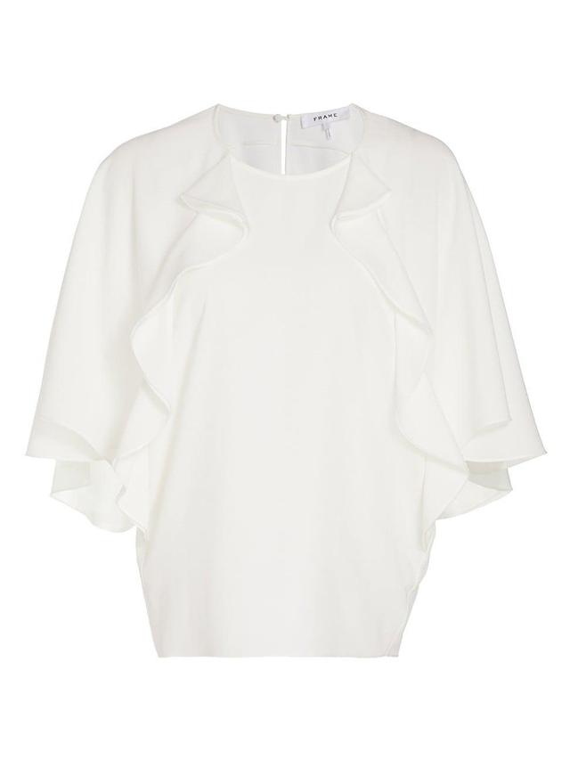 Womens Ruffle Sleeve Top Product Image