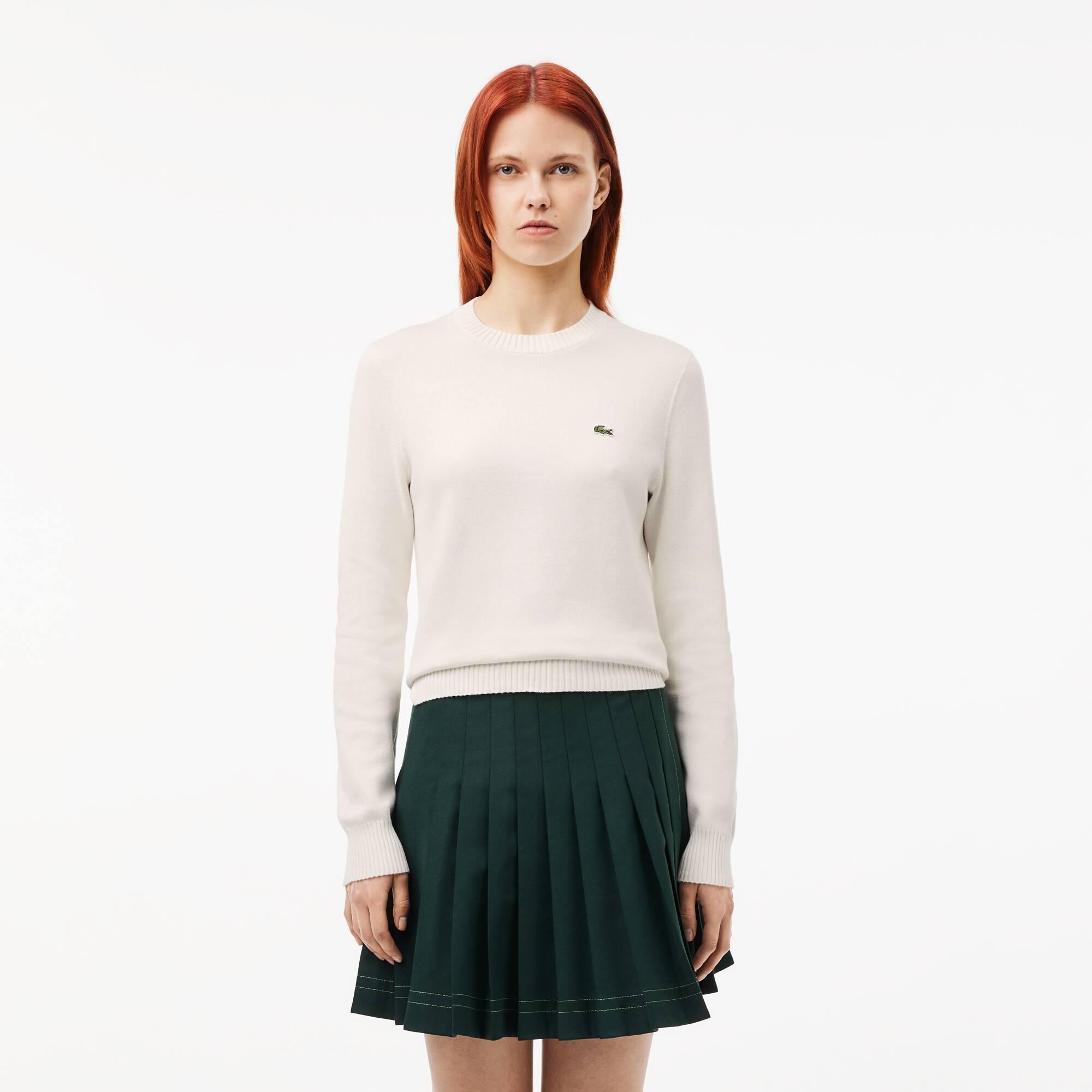 Cotton Crew Neck Sweater Product Image