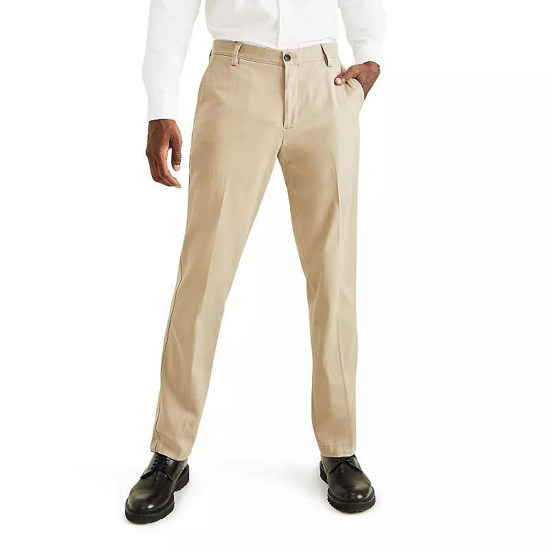 Dockers Mens Easy Khaki Straight Stretch Flat-Front Pants Product Image