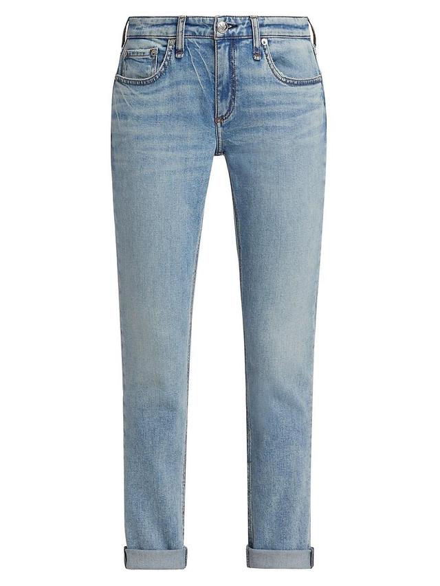 Womens Dre Low-Rise Slim Boyfriend Jeans Product Image