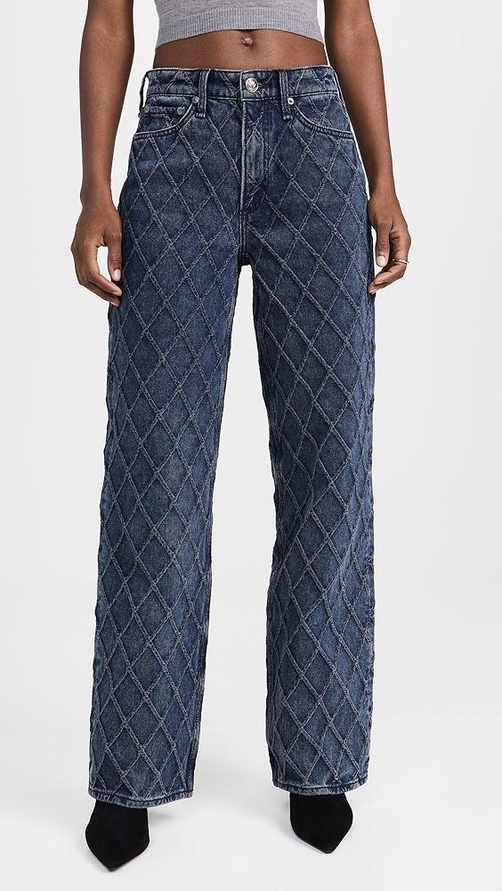 rag & bone Logan Quilted Jeans | Shopbop Product Image