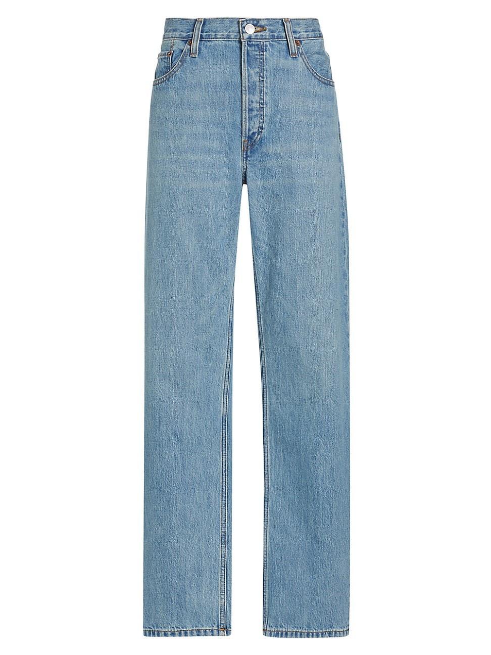 Womens Loose Long Jeans Product Image