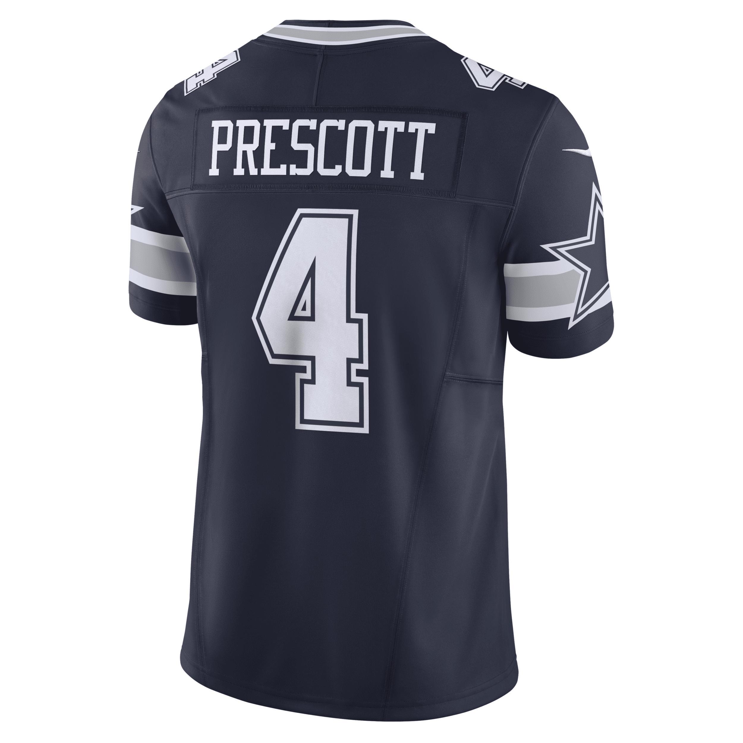 Nike Mens Dak Prescott Dallas Cowboys Vapor F.u.s.e. Limited Jersey - Navy Product Image