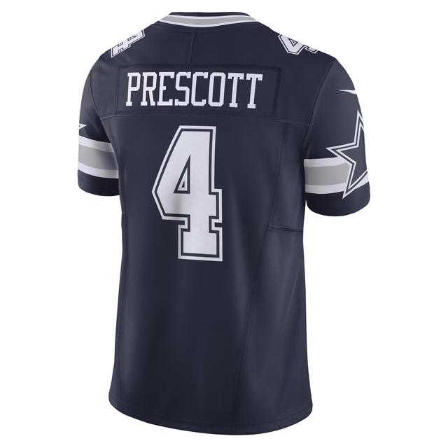 Mens Nike Dak Prescott Navy Dallas Cowboys Vapor F.u.s.e. Limited Jersey - Navy Product Image