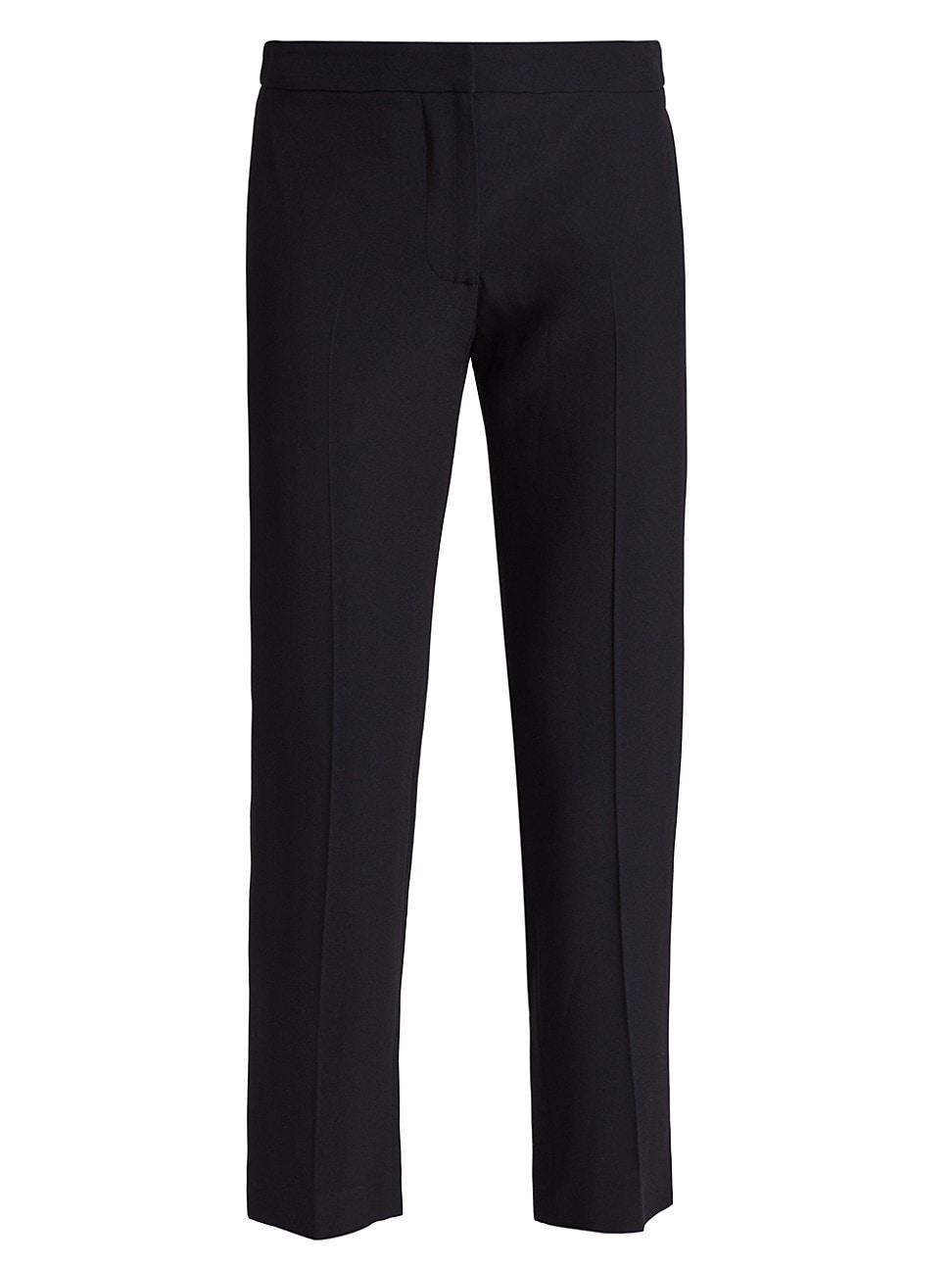 Womens Leaf Crepe Cigarette Trousers Product Image