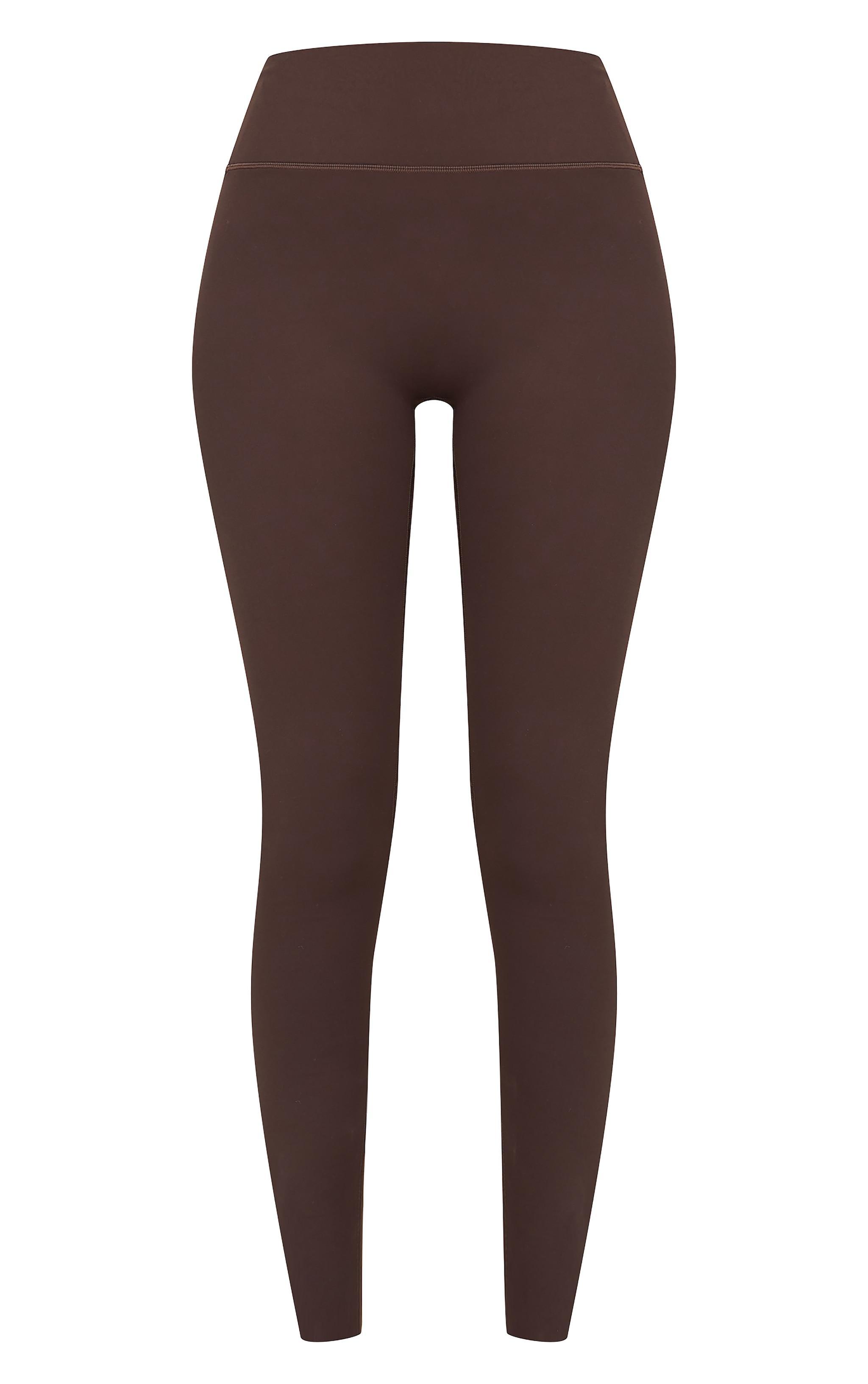 Tall Espresso Snatched Sculpt High Waisted Gym Leggings Product Image