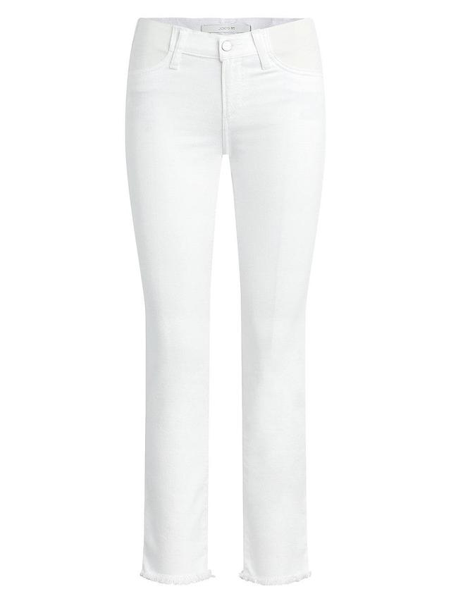 Womens The Laura Ankle Frayed Maternity Jeans Product Image