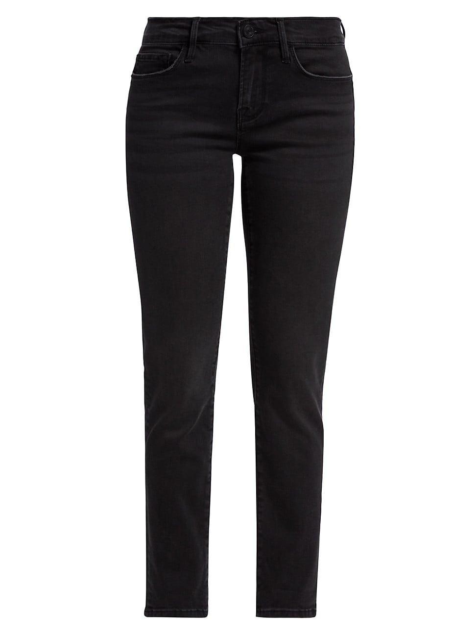 Womens Le Garcon Mid-Rise Skinny Jeans Product Image