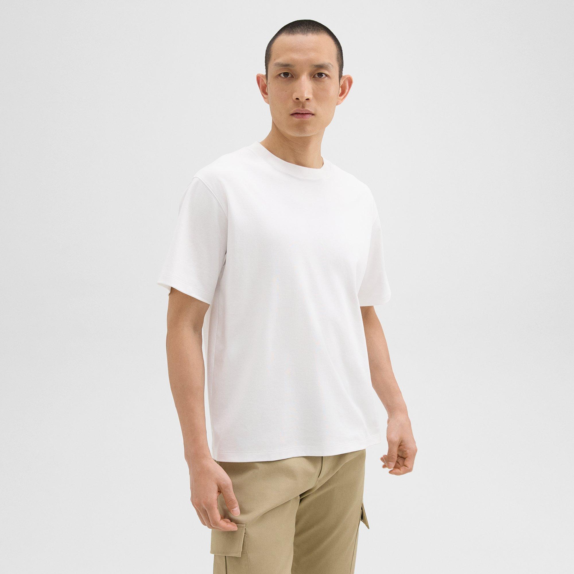 Relaxed Tee in Cotton Jersey | Theory Product Image