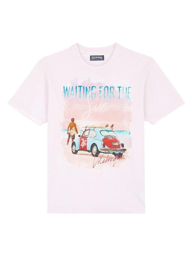 Mens Waiting For Sun Graphic T-Shirt Product Image