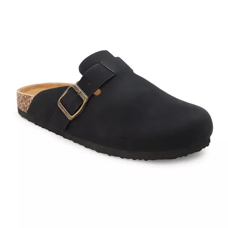 Yoki GILA-102 Womens Faux Suede Slip On Clogs Product Image