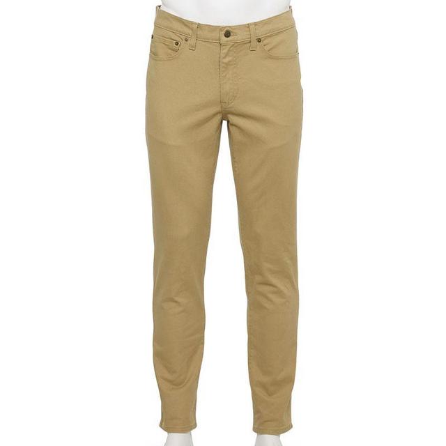 Mens Sonoma Goods For Life Slim-Fit Everyday Jean Med Beige Product Image