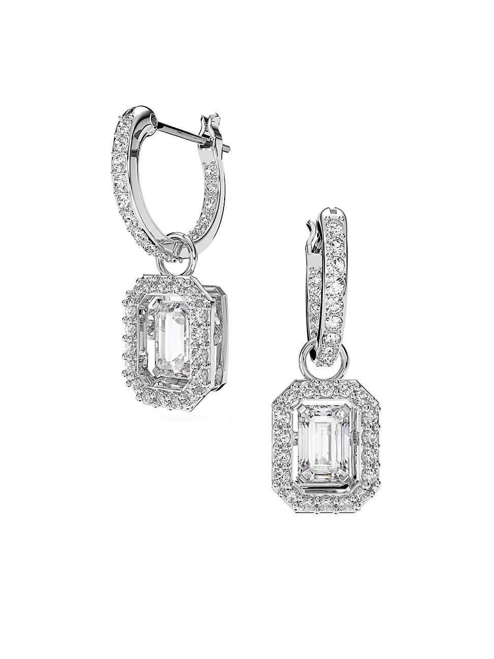 Swarovski Millenia Huggie Hoop Drop Earrings Product Image