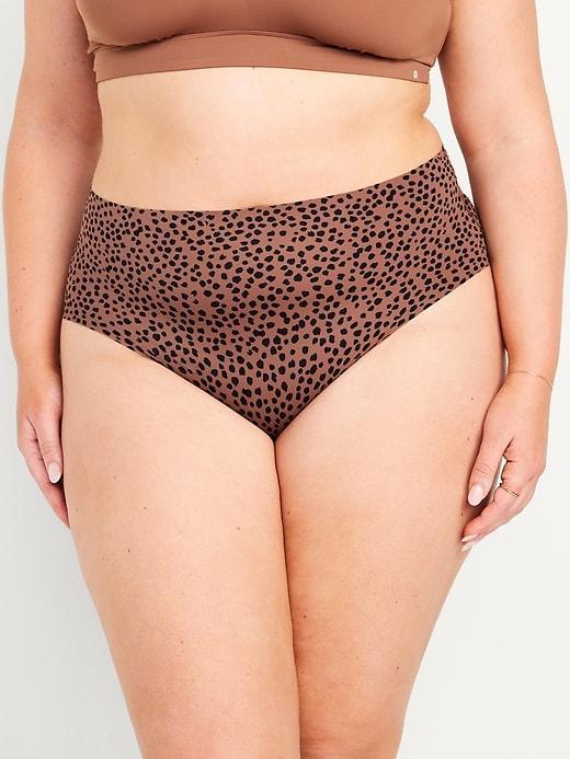 High-Waisted No-Show Brief Underwear Product Image