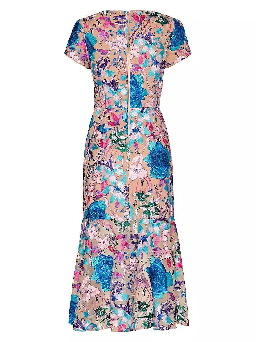 Tahlia Embroidered Floral Dress Product Image