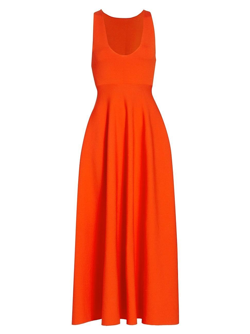 Womens Scoopneck Knit Maxi Dress Product Image