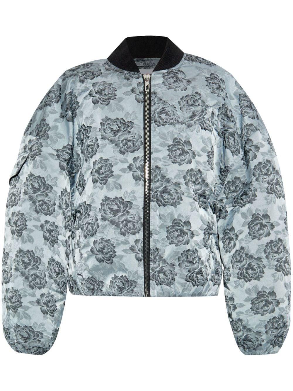 floral-pattern bomber jacket  Product Image