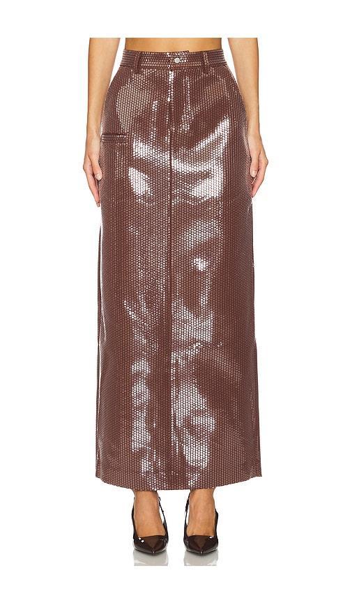 Sequin Maxi Skirt Product Image