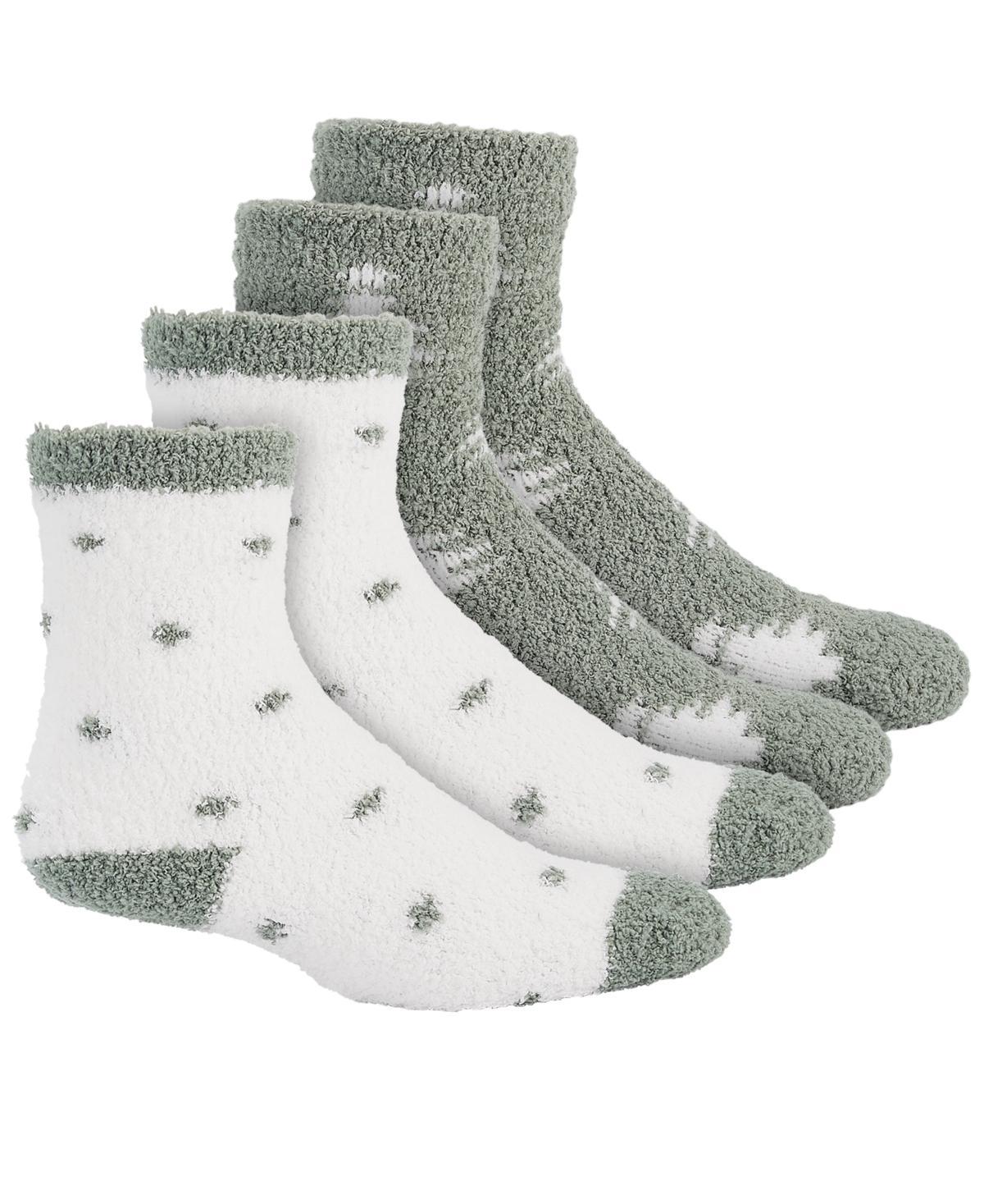 Charter Club Womens 2-Pk. Holiday Fuzzy Butter Socks, Created for Macys Product Image