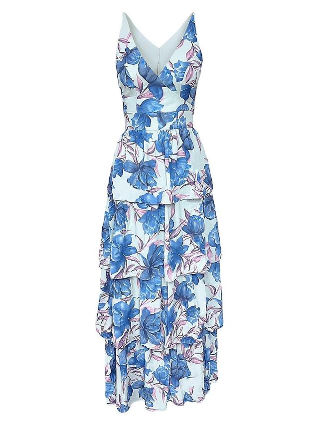 Womens Lorain Floral Georgette Maxi Dress Product Image