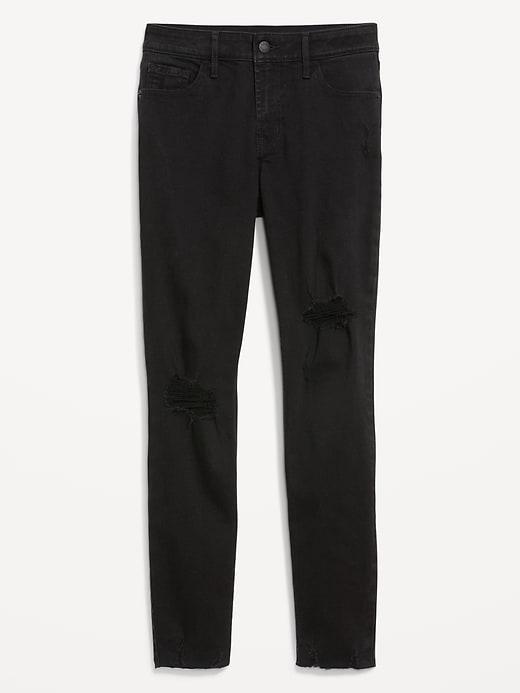 Mid-Rise Rockstar Super-Skinny Ankle Jeans Product Image