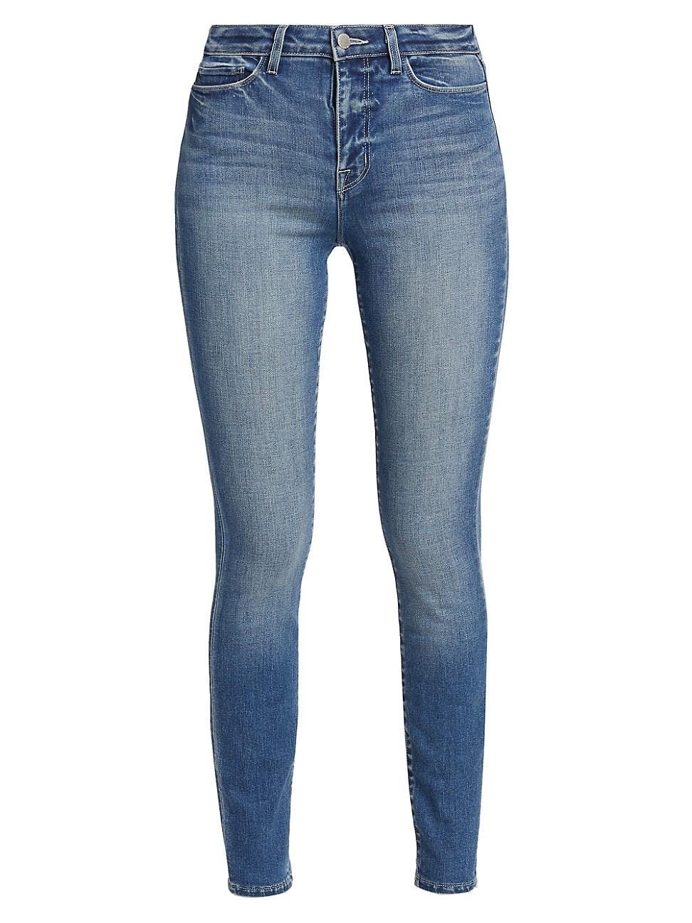 Womens Monique High-Rise Skinny Jeans product image