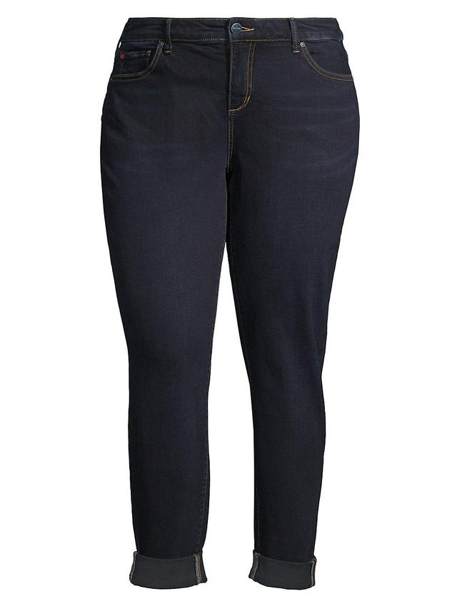 Womens Mid-Rise Boyfriend Jeans Product Image