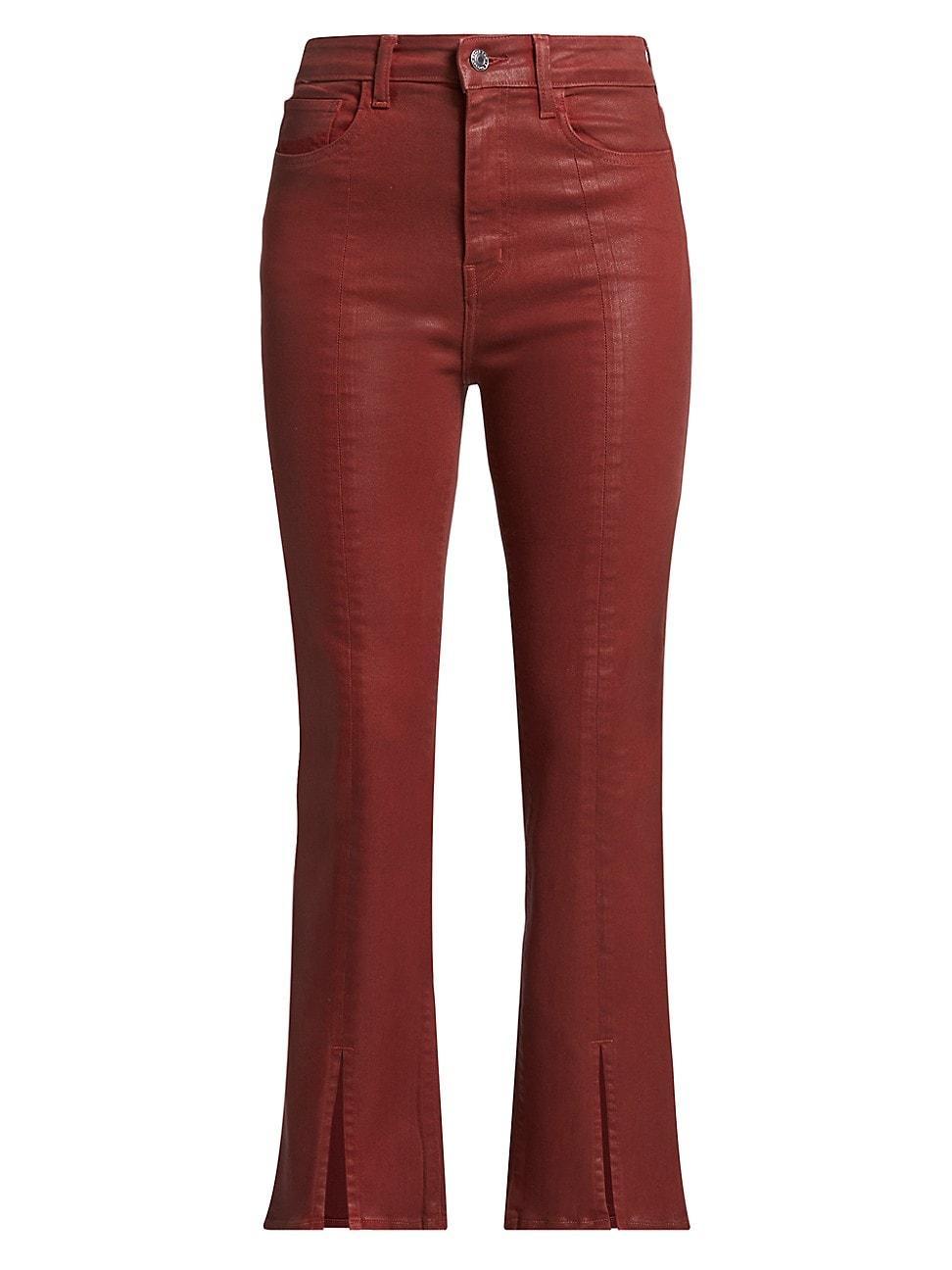 Womens Mira High-Rise Crop Flare Pants Product Image