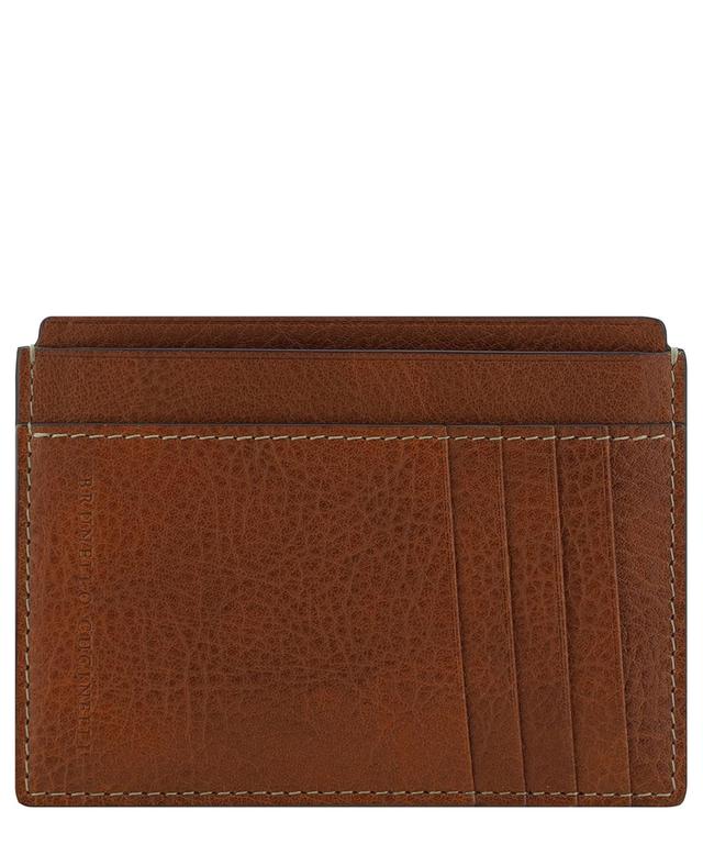 Credit Card Holder In Brown Product Image